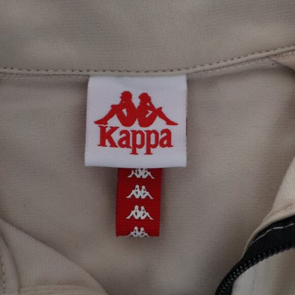 Kappa Womens Tan Sz M Full Zip Athletic Lightweight Track Jacket - Picture 11 of 13